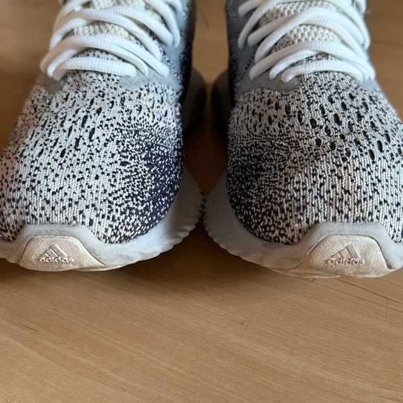 COPY- ADIDAS ALPHA BOUNCE MENS CK CORE BOUNCE WHITE LEGEND INK RUNNING SHOE SZ 9 - Picture 3 of 13